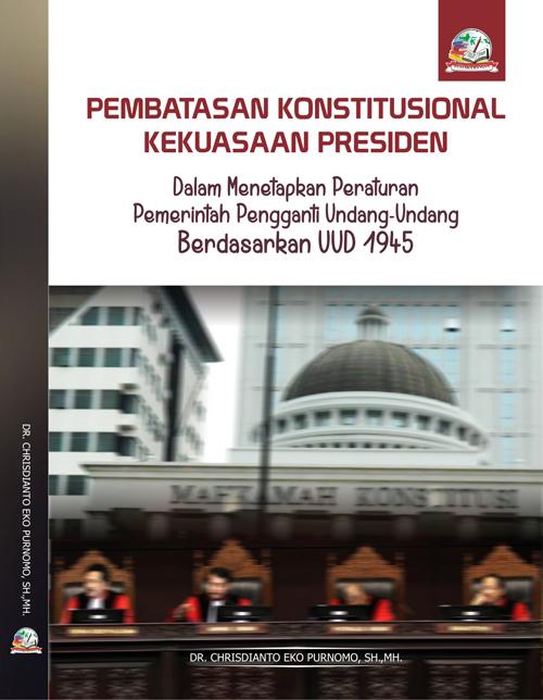 Cover Pembatasan Konstitusi Nasional Kekuasaan Presiden